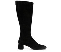 Kniehohe Stiefel mit runder Kappe