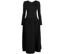 Geripptes Kleid