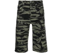 Shorts mit Camouflage-Print