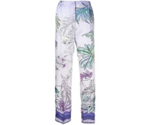 Seidenhose mit Print