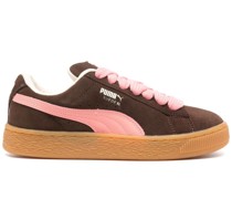 Suede XL padded sneakers