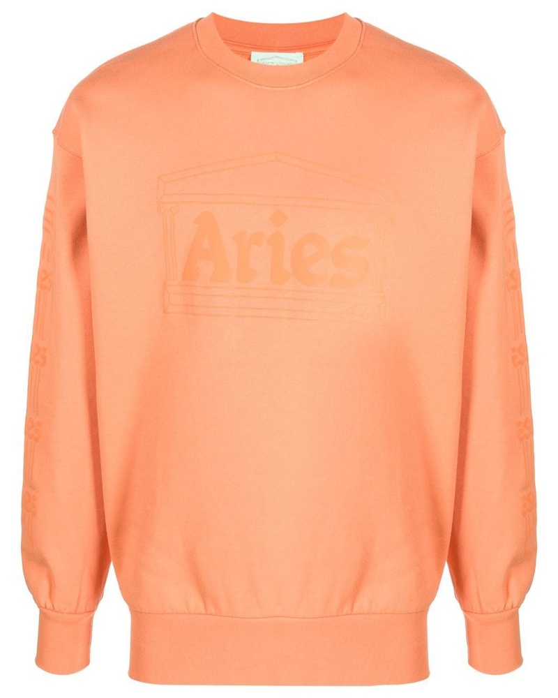 Aries Damen Sweatshirt mit Logo-Stickerei