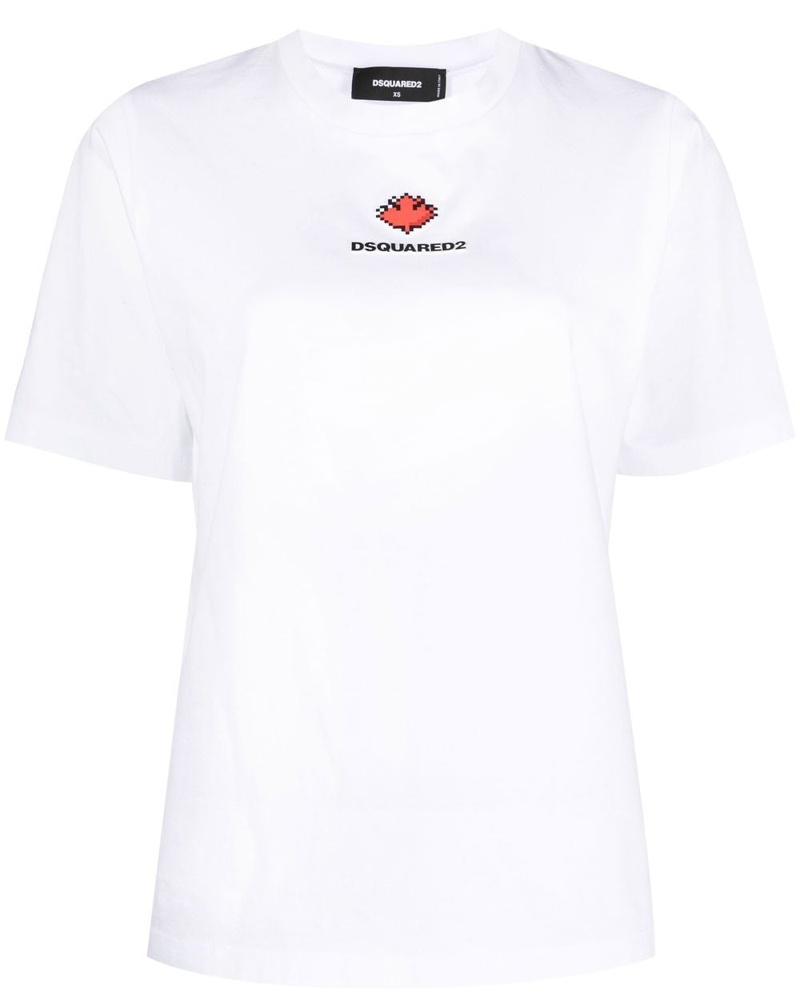 Dsquared2 Damen logo-print cotton T-shirt