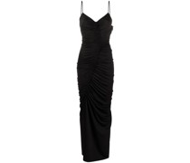 Gerafftes Maxikleid