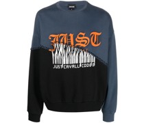 Sweatshirt in Colour-Block-Optik