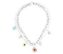 Halskette mit Blumenanhänger