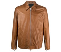 Lederjacke mit Reißverschluss