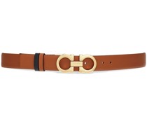 reversible Gancini leather belt