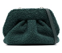 Schultertasche aus Fleece-Textur