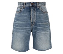 Ausgefranste Jeans-Shorts