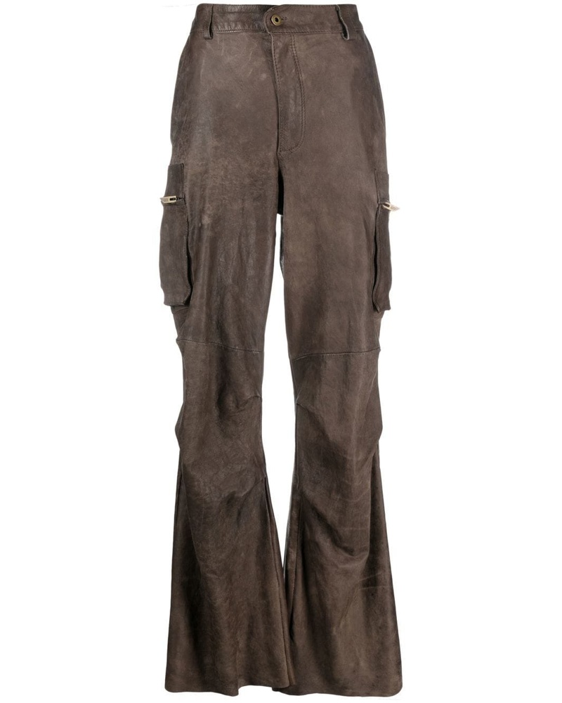 Salvatore Santoro Damen Cargohose aus Leder