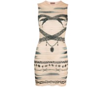 Kleid mit grafischem Print