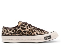 Sneakers mit Leoparden-Print