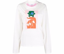 Langarmshirt mit Hand-Print