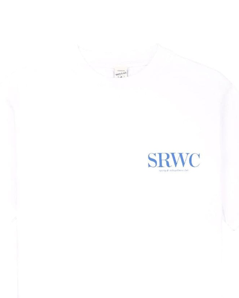 SPORTY & RICH Damen T-Shirt mit Slogan-Print