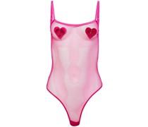 Novelty Heart Body mit Patches