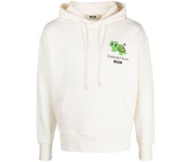 Hoodie aus Bio-Baumwolle mit Print