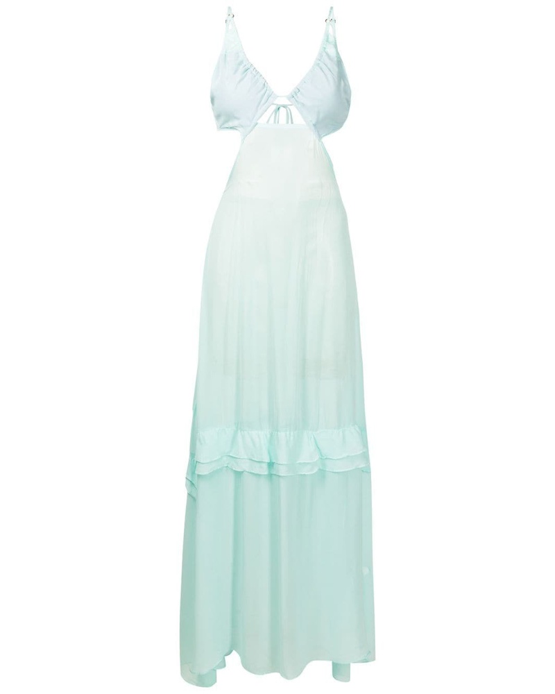 Amir Slama Damen Minikleid mit Cut-Outs