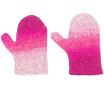 Gestrickte Fäustling mit Ombre-Effekt