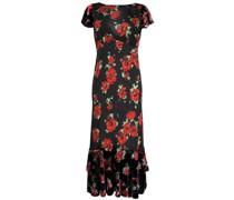 Kleid mit Rosen-Print