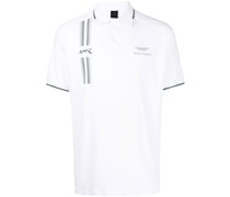 Poloshirt mit Streifendetail