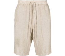 Knielange Shorts aus Leinen