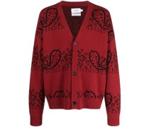 Cardigan mit Bandana-Jacquardmuster