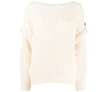 Pullover mit geknöpften Schultern