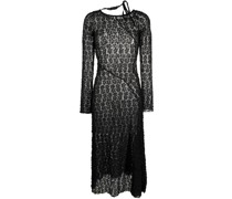 Kleid mit Blumenstickerei