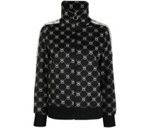 Jacquard-Jacke mit Reißverschluss