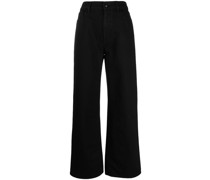 Weite High-Rise-Jeans