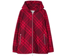 Kapuzenjacke mit Karomuster