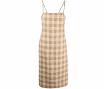 Kariertes Midikleid