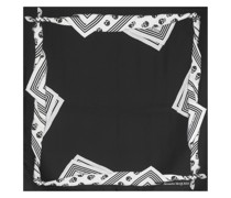 Seidenschal mit Logo-Print