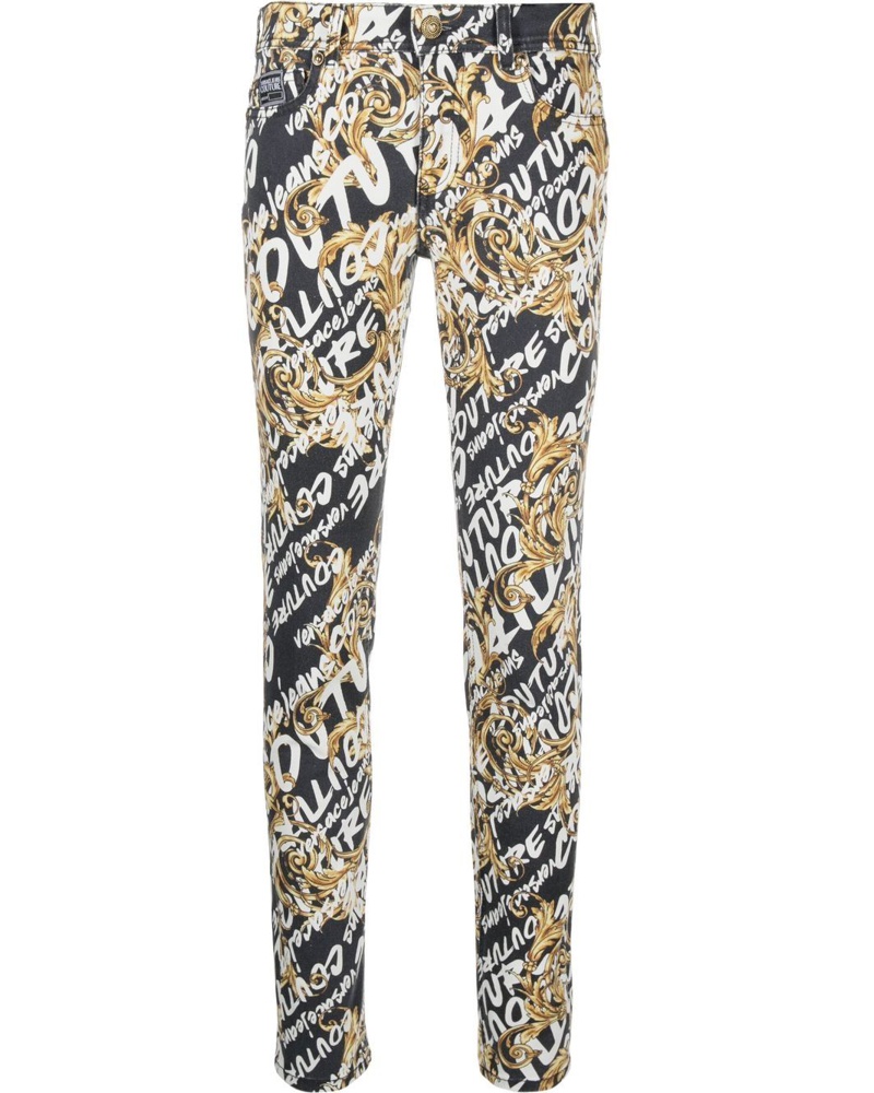 Versace Jeans Damen Jeans mit Logo-Print