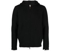 Kapuzenjacke im Distressed-Look
