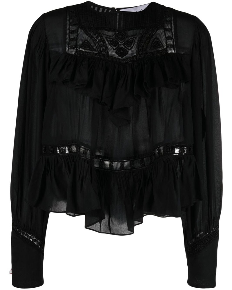IRO Damen Bluse mit Perlen