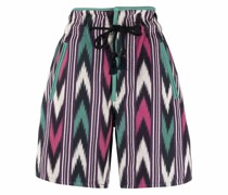 Gemusterte Shorts