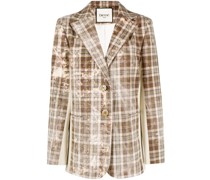 Blazer mit Check