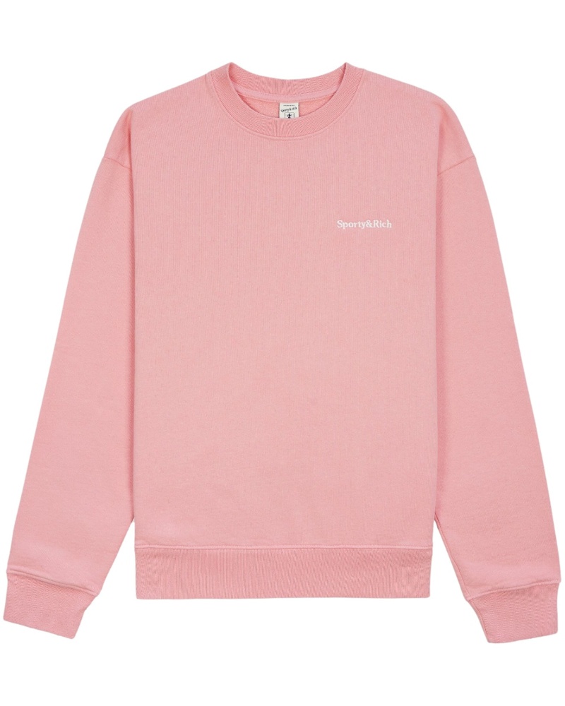 SPORTY & RICH Damen Sweatshirt mit Logo-Stickerei