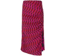 Rock mit geometrischem Print