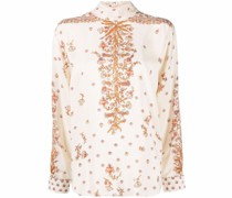 Bluse mit Blumen-Print