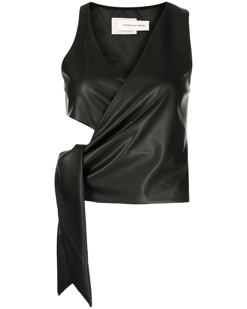 Feng Chen Wang Damen Asymmetrisches Tanktop