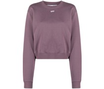 Kurzgeschnittenes Off Stamp-Sweatshirt