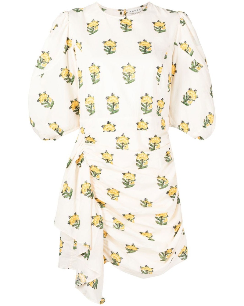 RHODE Damen Pia Minikleid mit Print