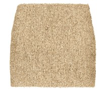 Minirock aus Lurex-Tweed