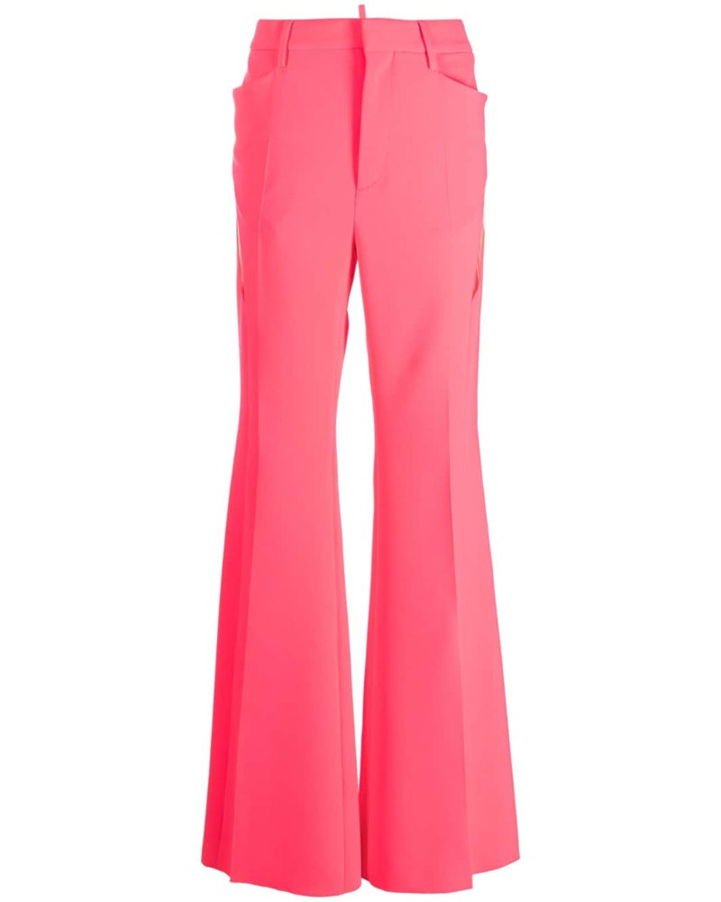 Dsquared2 Damen Schlaghose mit Cut-Outs