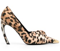 Pumps mit Leoparden-Print