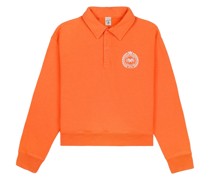 Sweatshirt mit Polokragen