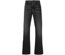 Medium Stone Cross Slim-Fit-Jeans